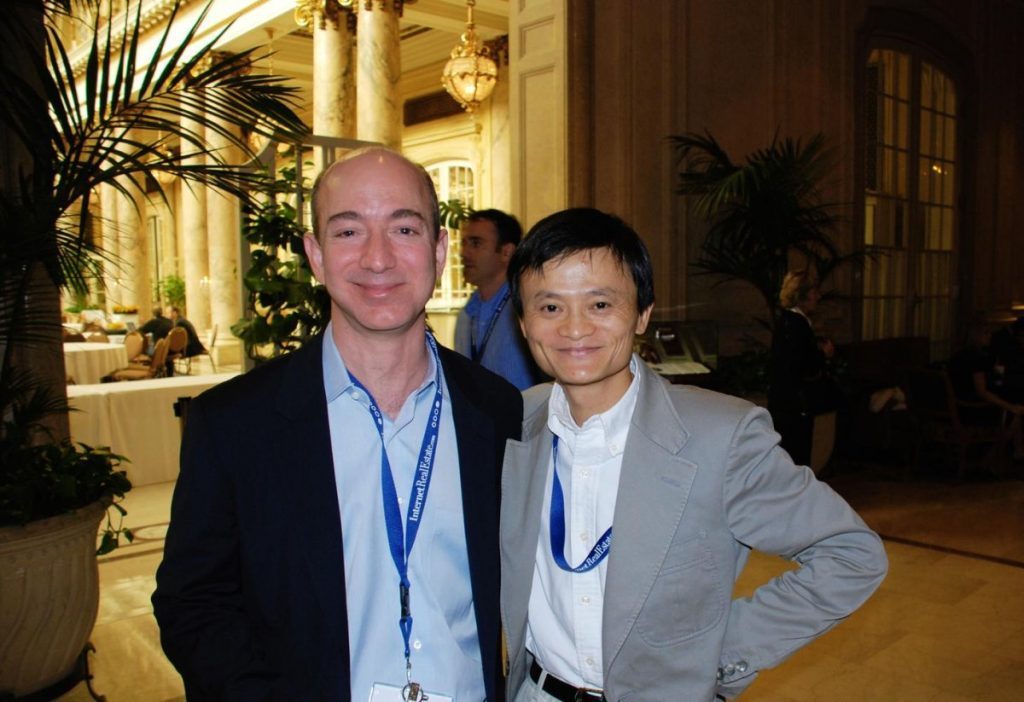 Jack Ma and Jeff Bezos